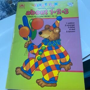 Book, First Fun Preschool Activities Vintage